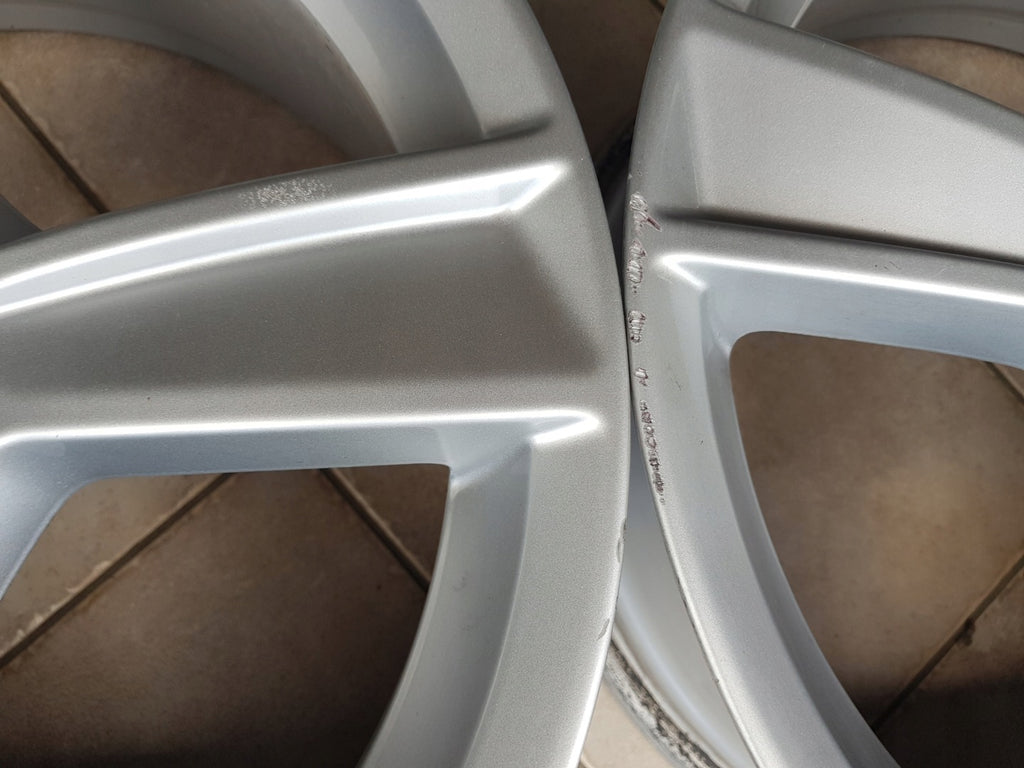 4x Alufelge 17 Zoll 8.5" 5x112 58ET Glanz Silber A2044019002 Mercedes-Benz W204 FEL7924257621nq