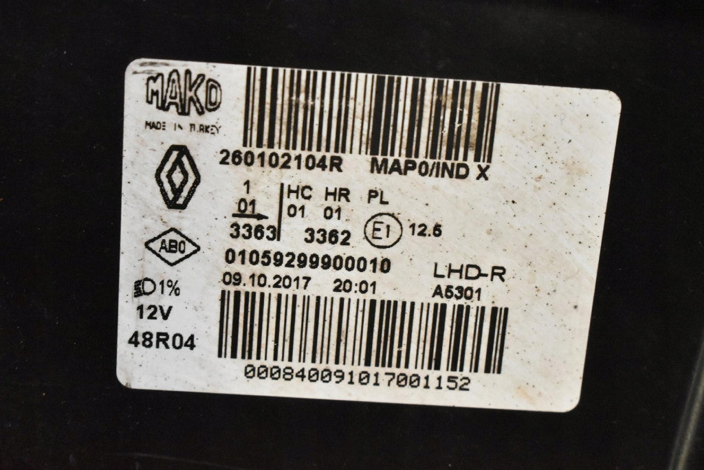 Frontscheinwerfer Renault Clio I 260102104R Rechts Scheinwerfer Headlight SCH6887697294qt