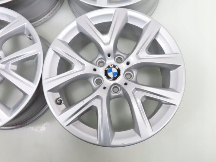 4x Alufelge 17 Zoll 6.5" 5x112 39ET Glanz Silber 6856076 BMW F39 X1 F48 FEL1422649351td