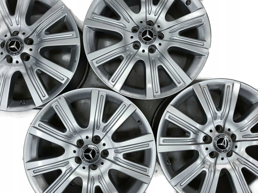 4x Alufelge 19 Zoll 8.5" 5x112 62ET Glanz Silber A1664011702 Mercedes-Benz W166 FEL4964916731os
