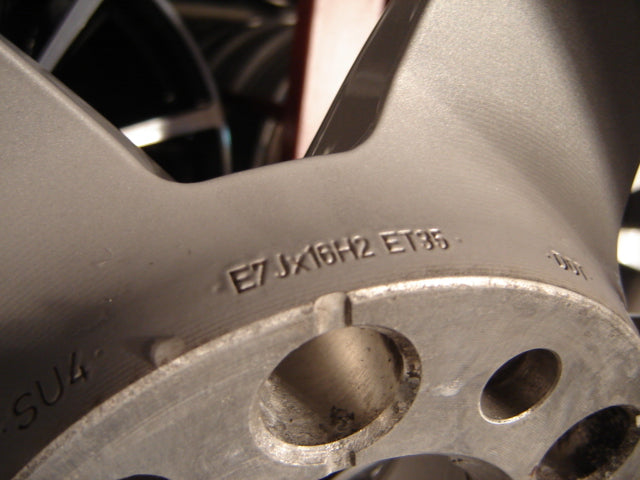 4x Alufelge 16 Zoll 7.0" 5x112 35ET Glanz Silber 8W0601025 Audi A4 B9 Rim Wheel FEL1812088054mz