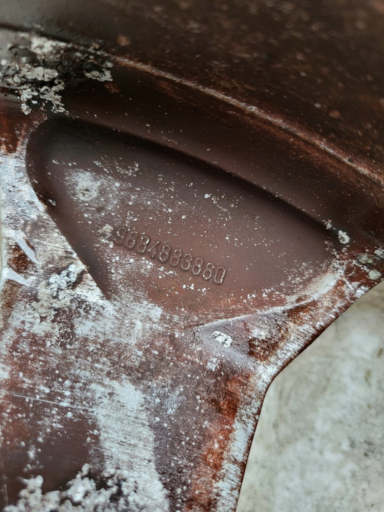 1x Alufelge 17 Zoll 7.5" 4x108 29ET Glanz Silber 9673738677 Peugeot 3008