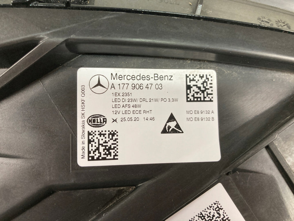 Frontscheinwerfer Mercedes-Benz W177 A1779064703 LED Links Headlight SCH7567965804os