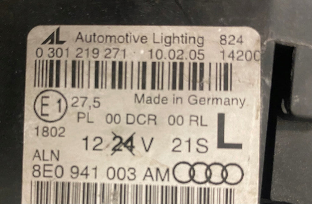 Frontscheinwerfer Audi A4 Xenon Links Scheinwerfer Headlight