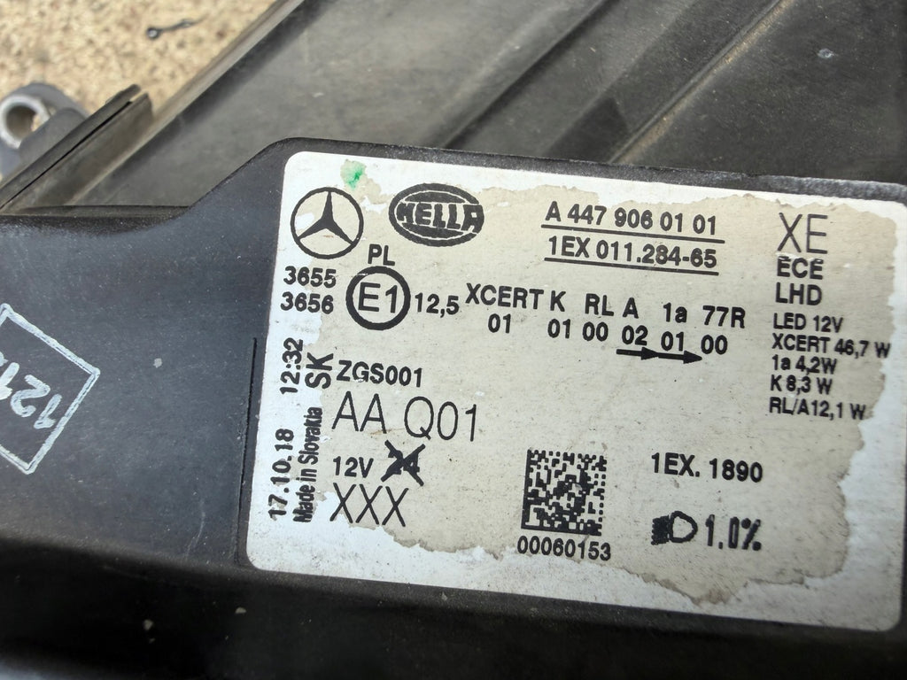 Frontscheinwerfer Mercedes-Benz W447 A4479060101 LED Links Headlight SCH5815328927fn