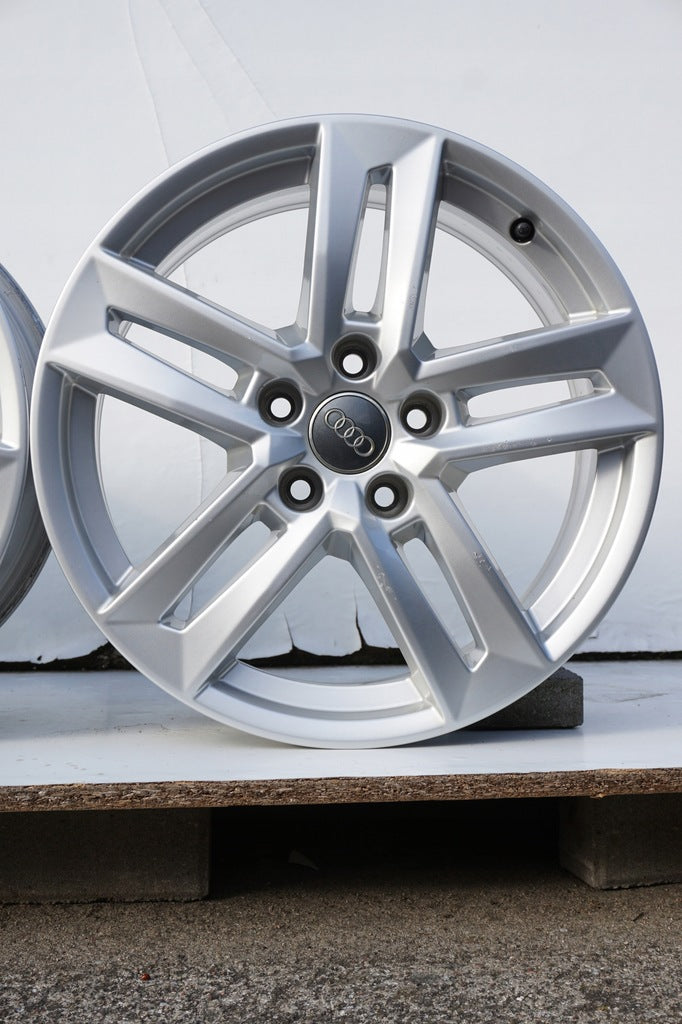 4x Alufelge 17 Zoll 7.0" 5x112 42ET Glanz Silber 8W0601025 Audi Rim Wheel FEL2834719895pd