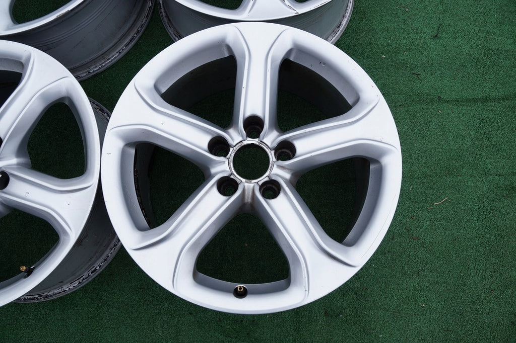 4x Alufelge 17 Zoll 7.5" 5x112 28ET Matt Silber 8T0601025BQ Audi A5 Rim Wheel FEL9663404564kv