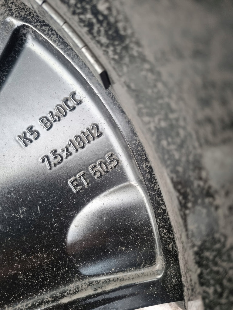 1x Alufelge 18 Zoll 7.5" 5x108 50,5ET Volvo Xc60 Xc40 Rim Wheel