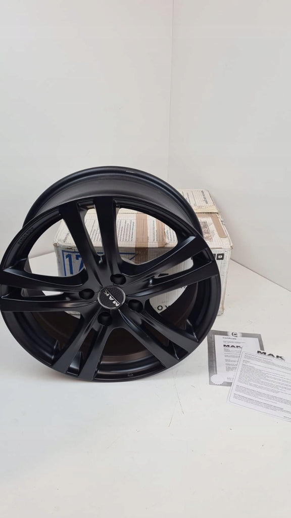 1x Alufelge 17 Zoll 7.0" 4x108 Matt Schwarz Rim Wheel FEL2328803182yw