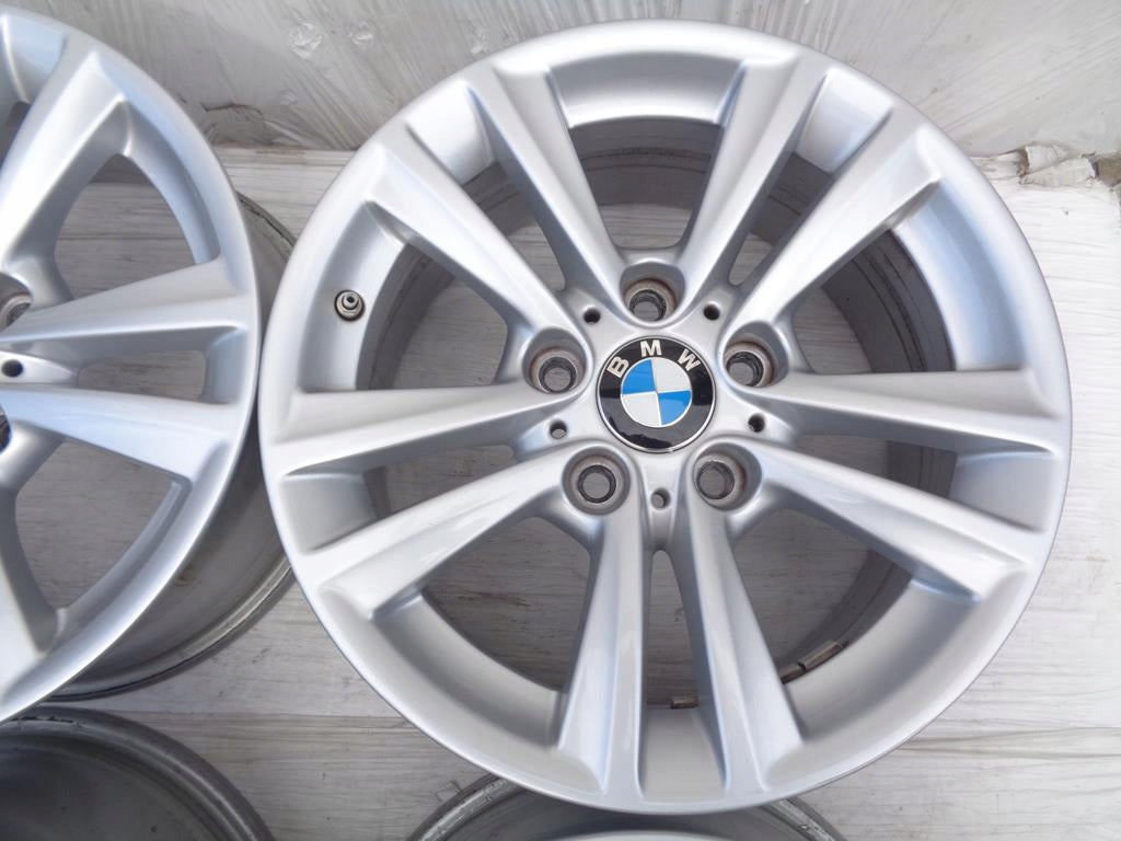 4x Alufelge 16 Zoll 7.5" 5x120 37ET Glanz Silber 6866304 BMW 3 4 Rim Wheel FEL8154654893kg