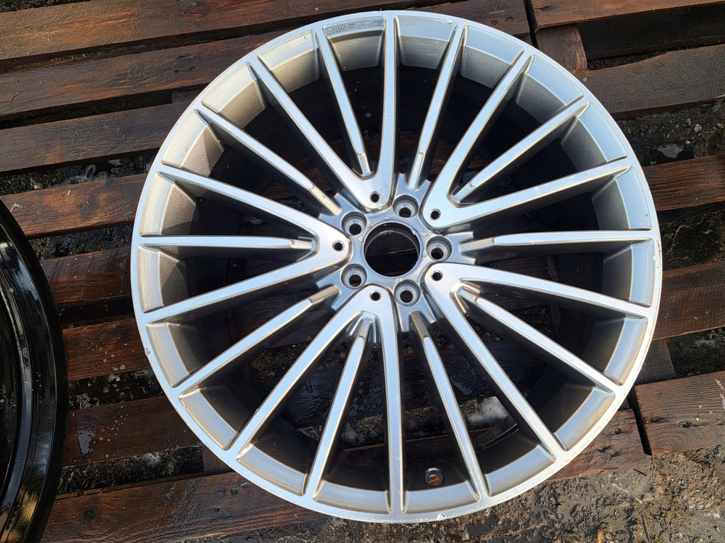 1x Alufelge 21 Zoll 9.0" 5x112 34ET Glanz Silber A2234011700 Mercedes-Benz W223 FEL8851223666bo