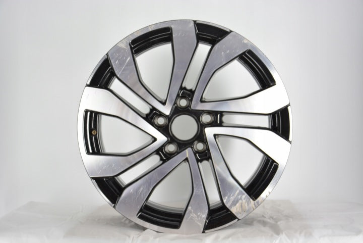 1x Alufelge 17 Zoll 7.5" 5x112 45ET Glanz Schwarz 2GA601025AF VW T-Roc Troc FEL3461757632az