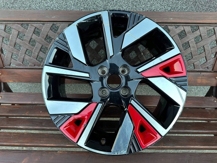 1x Alufelge 18 Zoll 7.0" 4x108 35ET Glanz Schwarz 9836624880 Opel Mokka FEL2164869242sg
