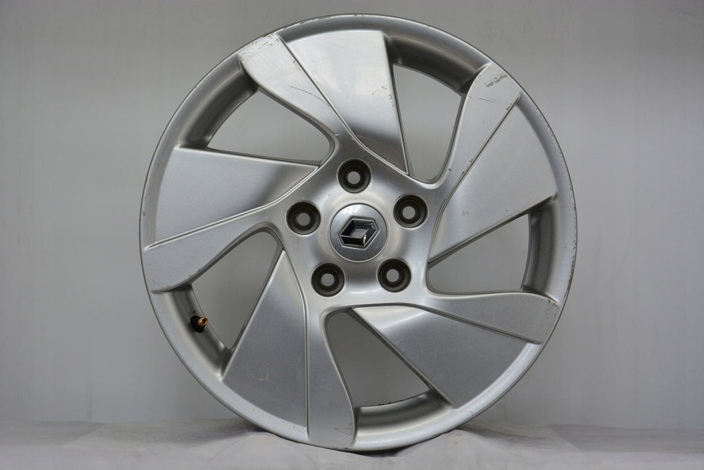 4x Alufelge 16 Zoll 6.5" 5x114.3 47ET Glanz Silber 403008076R Renault Rim Wheel
