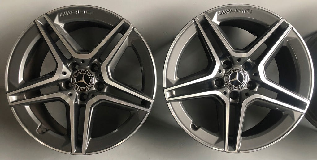 4x Alufelge 18 Zoll 8.5" 5x112 Glanz Silber A2054019600 Mercedes-Benz A205 FEL7582426280pr
