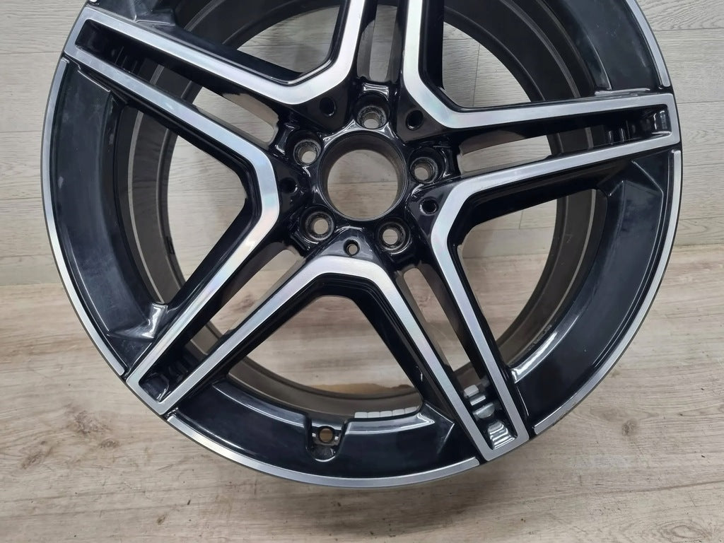 1x Alufelge 19 Zoll 8.0" 5x112 38ET A2534015300 Mercedes-Benz Glc Amg Rim Wheel FEL5172291150kr