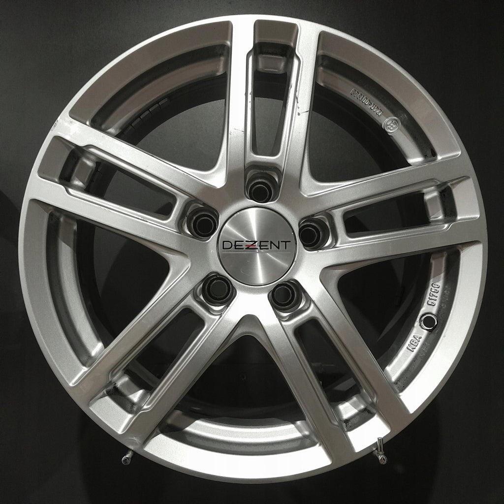 4x Alufelge 16 Zoll 6.5" 5x112 44ET Silber KBA51750 Seat Leon Golf VII Ii FEL6025466853fx