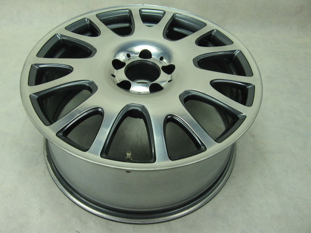 1x Alufelge 18 Zoll 8.0" 5x112 30ET Glanz Schwarz A2114013702 Mercedes-Benz Mg