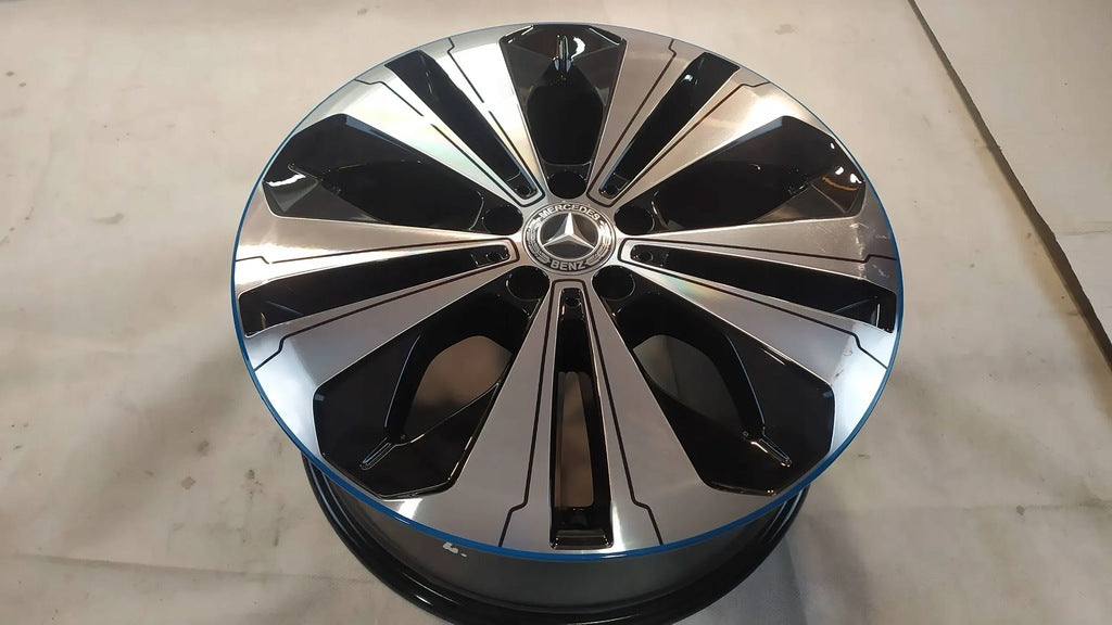 1x Alufelge 19 Zoll 8.0" 5x112 34ET Glanz Schwarz A2934010200 Mercedes-Benz Eqc FEL1551638952tv