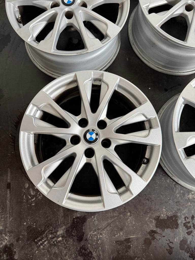 4x Alufelge 17 Zoll 7.5" 5x112 27ET Glanz Silber KBA51012 Audi Mini I Rim Wheel FEL2522345107ff