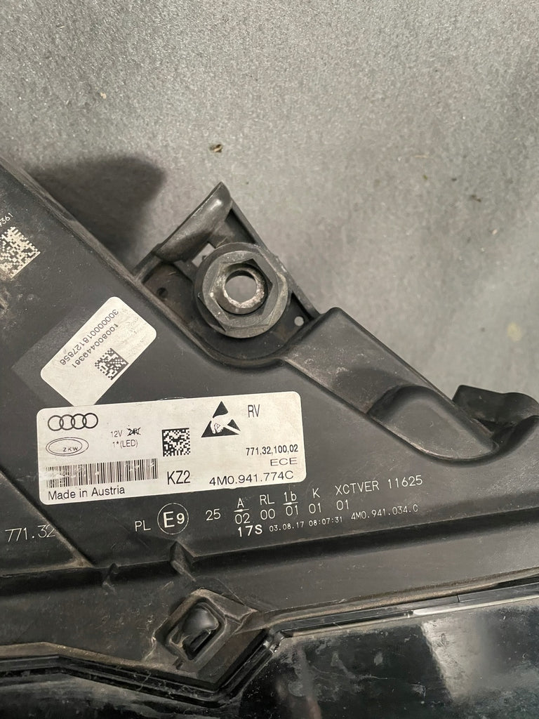Frontscheinwerfer Audi E Tron 4M0941774C Full LED Rechts Scheinwerfer Headlight SCH8667803026cj