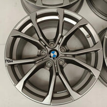 Load image into Gallery viewer, 4x Alufelge 17 Zoll 7.5" 5x112 30ET Glanz Grau 6883518 BMW 3 G21 G20 G23 FEL7050244408ft