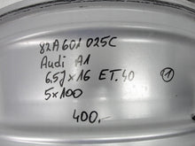Load image into Gallery viewer, 1x Alufelge 16 Zoll 6.5" 5x100 40ET Glanz Silber 82A601025 Audi A1 Rim Wheel FEL9650854251au