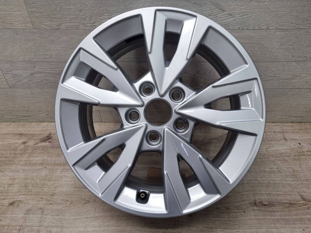 1x Alufelge 16 Zoll 6.5" 5x112 43ET Glanz Silber 8Y0071496A Audi A3 Rim Wheel FEL2253649238vu
