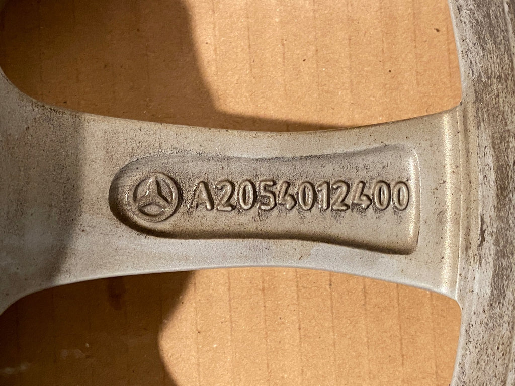 1x Alufelge 16 Zoll 6.5" 5x112 38ET A2054012400 Mercedes-Benz W205 Rim Wheel