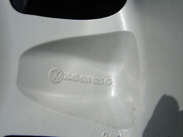 1x Alufelge 16 Zoll 7.0" 5x112 59ET Glanz Silber 7M0601025G VW Sharan Rim Wheel FEL9777004377gm