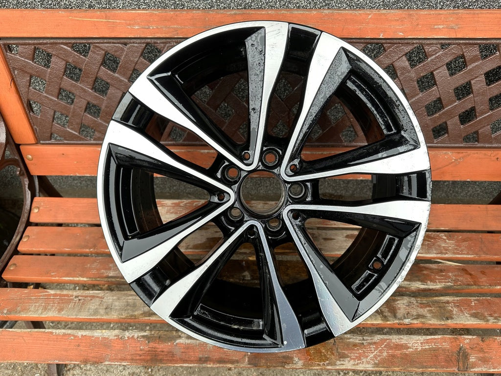 1x Alufelge 18 Zoll 7.5" 5x112 49ET Glanz Schwarz A1774012700 Mercedes-Benz W177 FEL4834112291ms