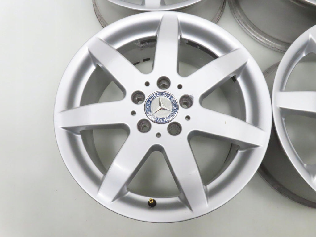 4x Alufelge 17 Zoll 7.5" 5x112 47 5ET Silber A2044015902 Mercedes-Benz W204 FEL5525695645on