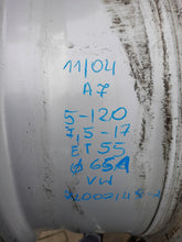 Load image into Gallery viewer, 1x Alufelge 17 Zoll 7.5" 5x112 7L0071497 VW Rim Wheel FEL5706615856jv