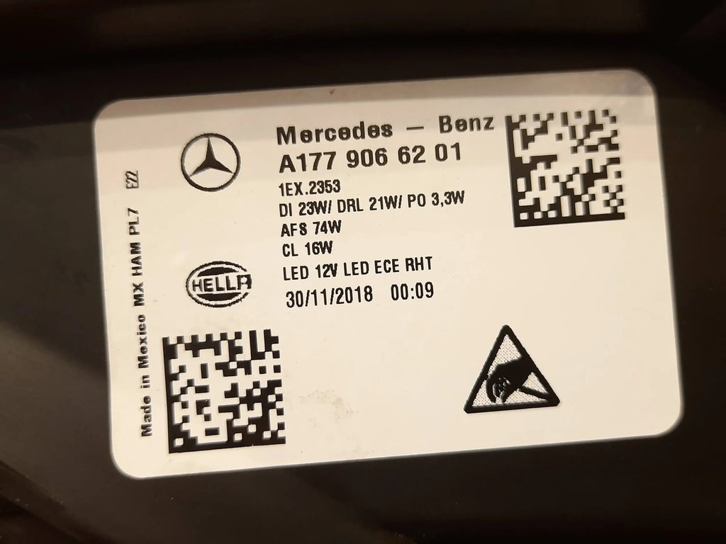 Frontscheinwerfer Mercedes-Benz W177 A1779066201A1779066201 Rechts oder Links SCH3631049502ko