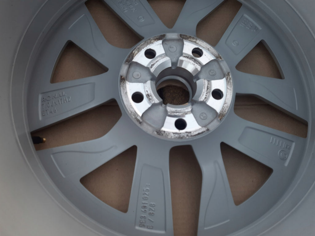 1x Alufelge 17 Zoll 7.0" 5x112 46ET Silber 5E3601025 Skoda Octavia 5e3 Iv FEL3251314016ps