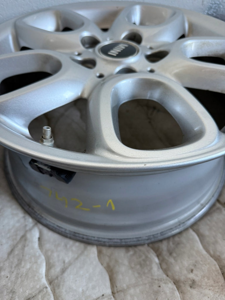 1x Alufelge 16 Zoll 6.5" 5x112 54ET Glanz Silber 006855103 Mini Rim Wheel FEL7110741961fn