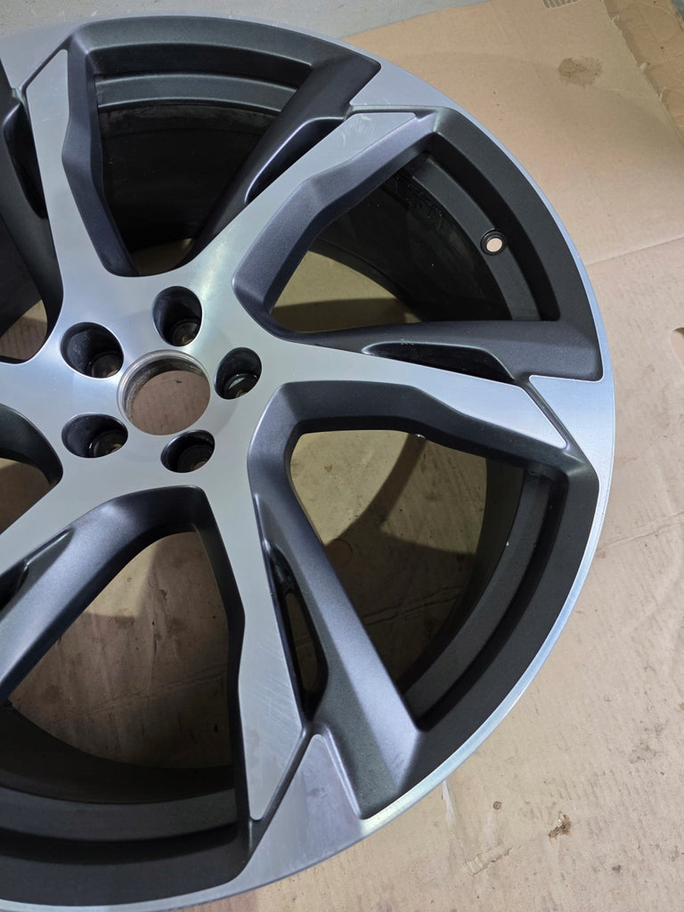 1x Alufelge 22 Zoll 9.0" 5x108 38 5ET Matt Graphit 31454204 Mg Xc90 I Rim Wheel FEL6274538713uv