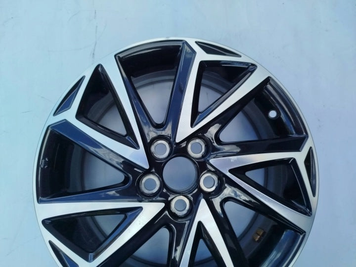 1x Alufelge 16 Zoll 6.0" 5x100 50ET Glanz Schwarz PW457-0D004 Toyota Yaris FEL3749076736im