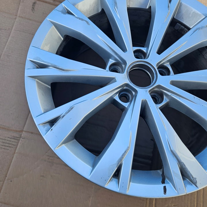 1x Alufelge 17 Zoll 7.0" 5x112 40ET Glanz Silber 5NA601025 VW Tiguan Rim Wheel FEL5792362879wc