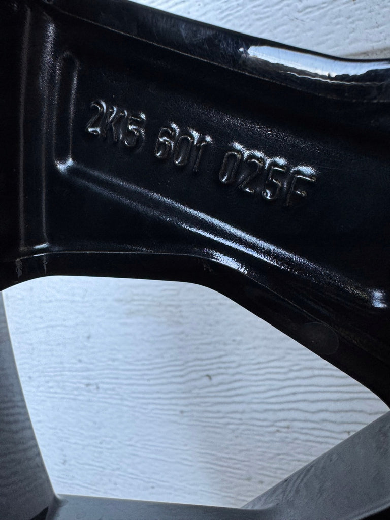 1x Alufelge 17 Zoll 6.0" 5x112 50ET Glanz Schwarz 2K5601025F VW Golf I Caddy FEL8839380342pm