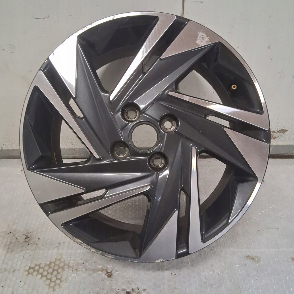 1x Alufelge 16 Zoll 6.0" 4x100 50ET Glanz 52910-Q0200 Hyundai Bayon Rim Wheel FEL1108072142ya