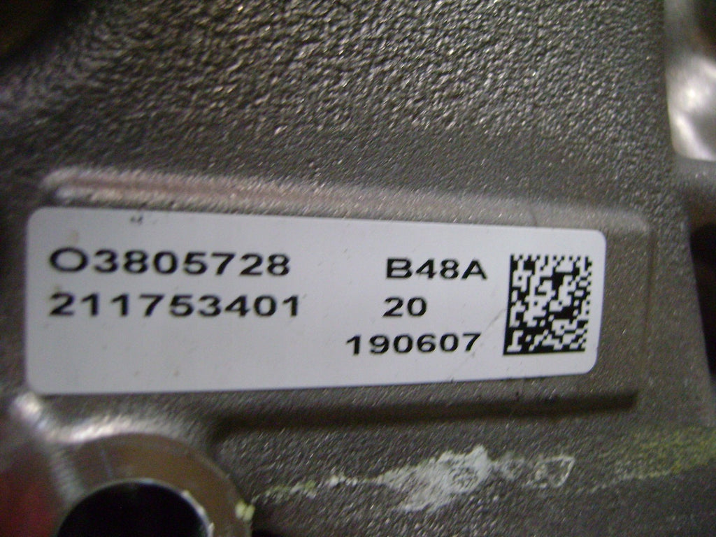 Motor BMW F44 F45 F39 F48 F40 F46 B48A20A 2.0 192PS 141kW 3TKm Benzin Unkomplett