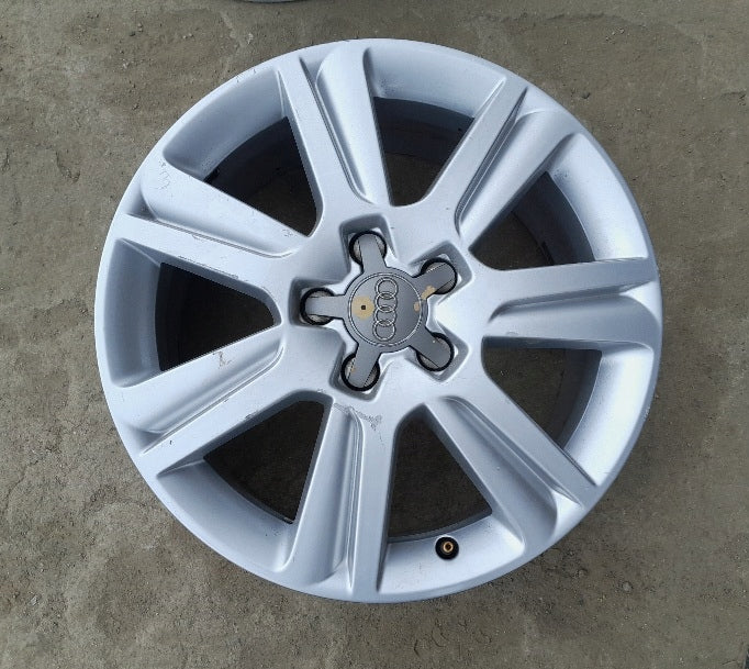 1x Alufelge 17 Zoll 7.0" 5x112 46ET Glanz Silber 8K0601025N Audi A4 B8 Rim Wheel FEL8933446744hm