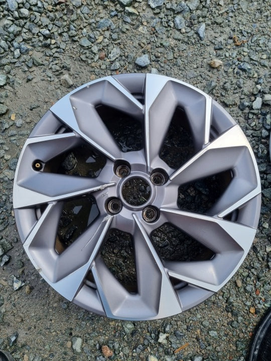 1x Alufelge 18 Zoll 7.0" 4x108 35ET Glanz Schwarz 9830576180 Citroën I Rim Wheel FEL3216296503ew