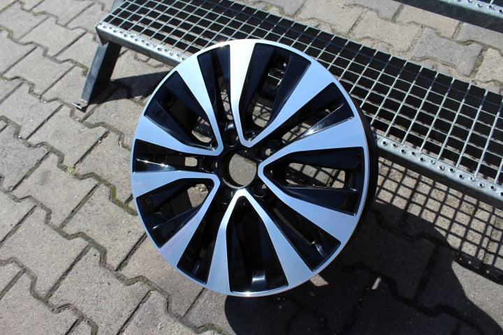 1x Alufelge 17 Zoll 6.5" 5x112 44ET Matt Schwarz A1774011000 Mercedes-Benz W177 FEL6780117693bu
