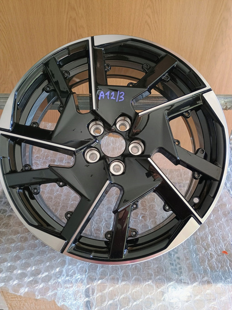 1x Alufelge 19 Zoll 7.0" 5x108 41ET Glanz Schwarz 9839945680 Peugeot Rim Wheel FEL3398523570mg