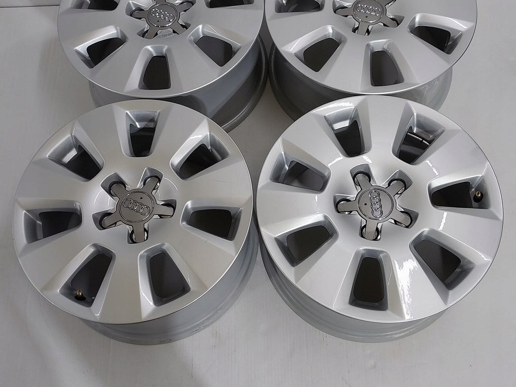 4x Alufelge 16 Zoll 7.5" 5x112 37ET Glanz Silber 4G0601025 Audi Rim Wheel