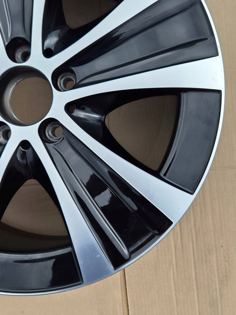 1x Alufelge 18 Zoll 8.0" 5x112 43ET Glanz Schwarz A2134013700 Mercedes-Benz W213 FEL4362468826xx