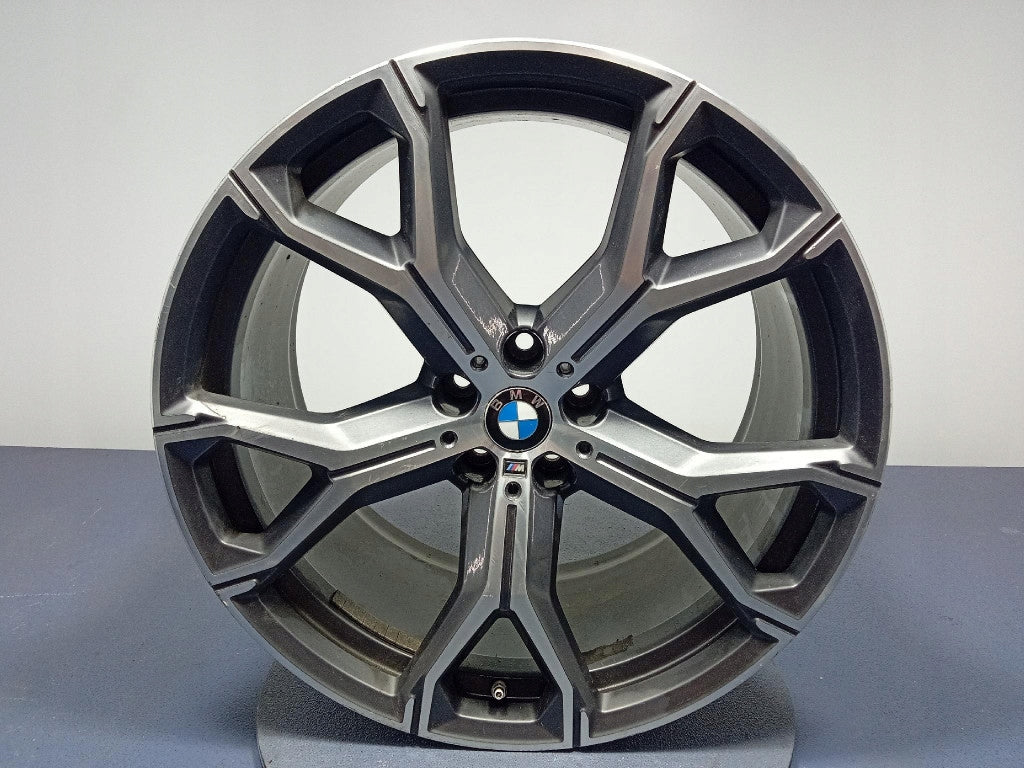 1x Alufelge 21 Zoll 10.5" 5x112 43ET Glanz Schwarz 8071999 BMW G05 G06 Rim Wheel FEL4339301692ej