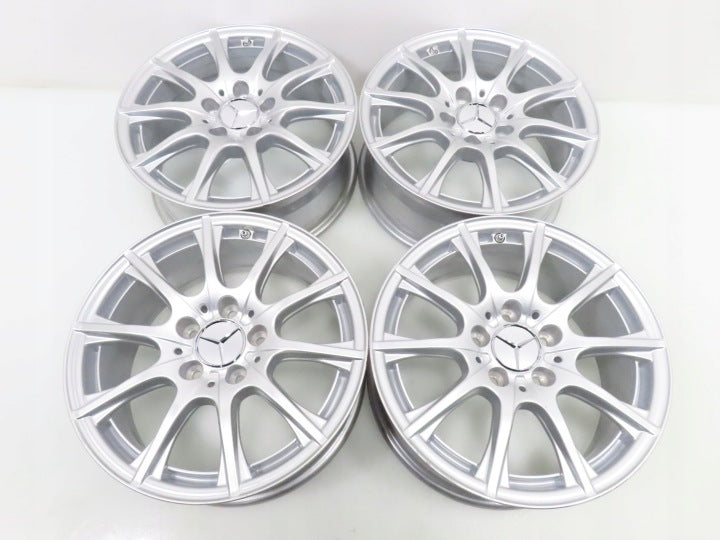 4x Alufelge 16 Zoll 6.5" 5x112 38ET Silber A2054012400 Mercedes-Benz A205 FEL5822344527vq